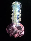 Thick, Heavy, Color-Changing, Pink Glass Pipe