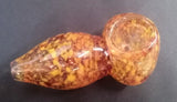 Short, Fat, Inside-Out, Amber Pipe