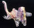 Hand-Blown Glass Elephant Pipe