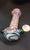 Color Changing, Ribbon & Striped Glass Pipe with Marble